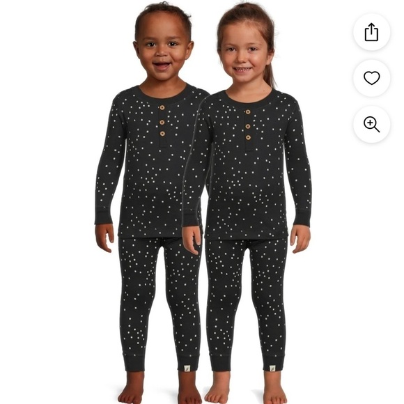 easy-peasy Toddler Unisex Blue Long Sleeve Pant Pajama Set 2-Piece Size 12M - Picture 1 of 16